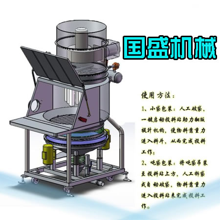 薄荷粉無塵投料站